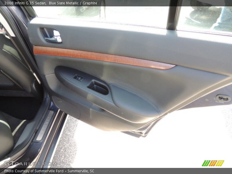 Blue Slate Metallic / Graphite 2008 Infiniti G 35 Sedan