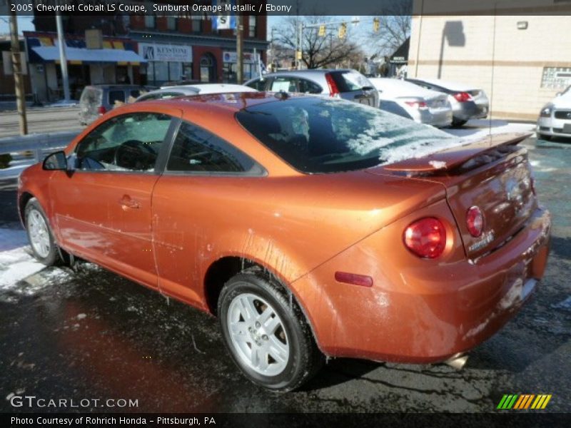  2005 Cobalt LS Coupe Sunburst Orange Metallic