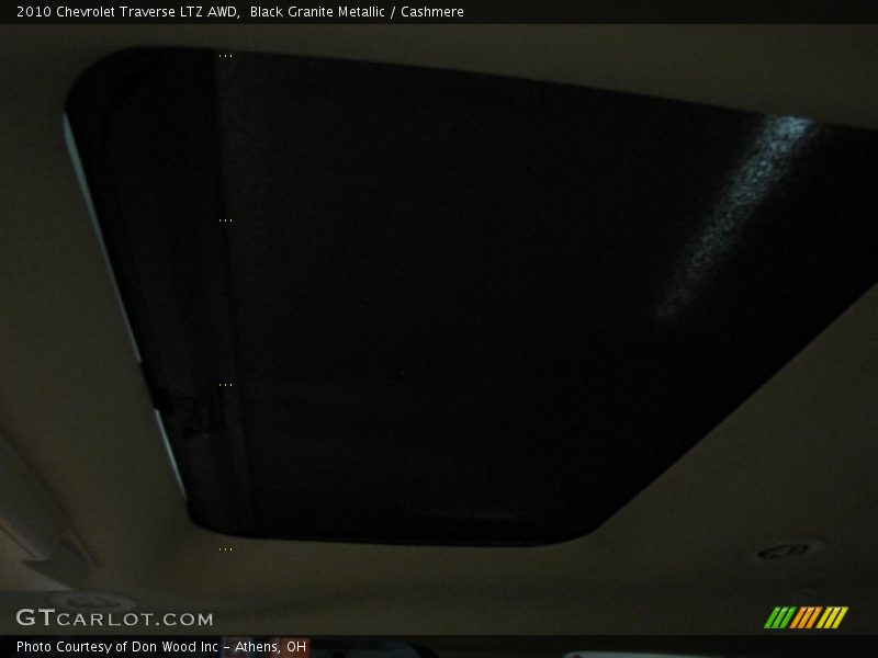 Black Granite Metallic / Cashmere 2010 Chevrolet Traverse LTZ AWD