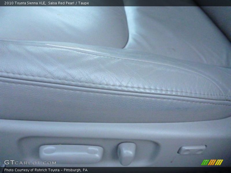 Salsa Red Pearl / Taupe 2010 Toyota Sienna XLE