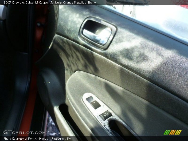 Sunburst Orange Metallic / Ebony 2005 Chevrolet Cobalt LS Coupe