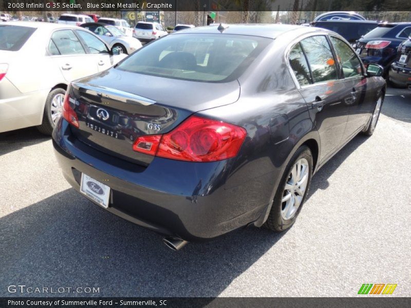 Blue Slate Metallic / Graphite 2008 Infiniti G 35 Sedan