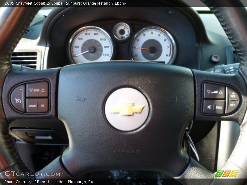 Sunburst Orange Metallic / Ebony 2005 Chevrolet Cobalt LS Coupe
