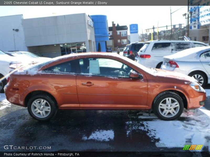 Sunburst Orange Metallic / Ebony 2005 Chevrolet Cobalt LS Coupe