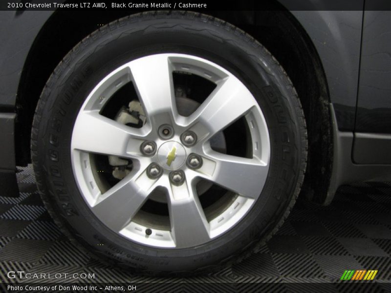 Black Granite Metallic / Cashmere 2010 Chevrolet Traverse LTZ AWD