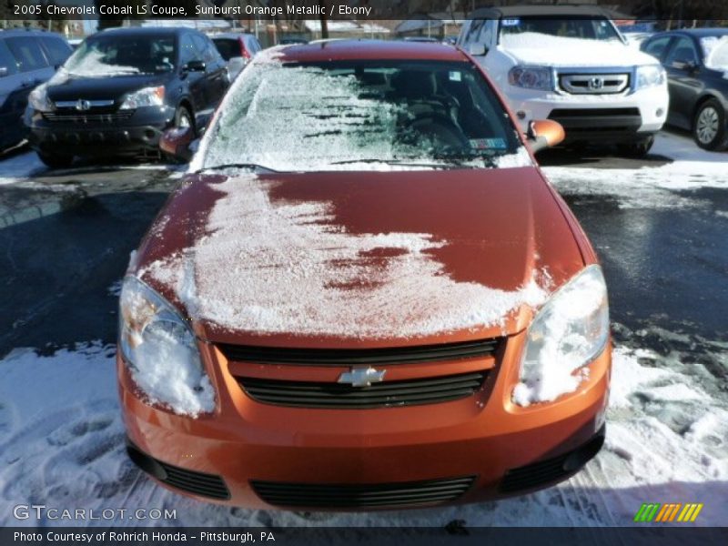 Sunburst Orange Metallic / Ebony 2005 Chevrolet Cobalt LS Coupe