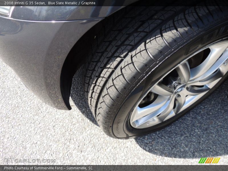 Blue Slate Metallic / Graphite 2008 Infiniti G 35 Sedan
