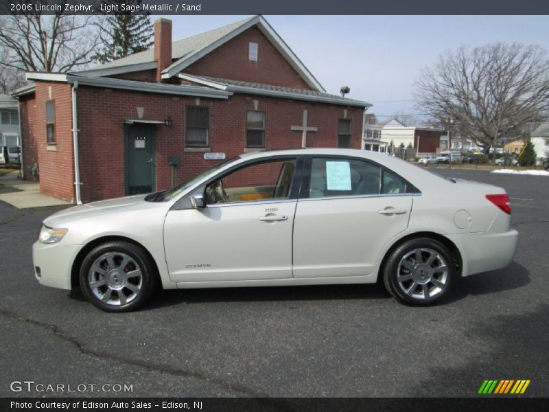 Light Sage Metallic / Sand 2006 Lincoln Zephyr