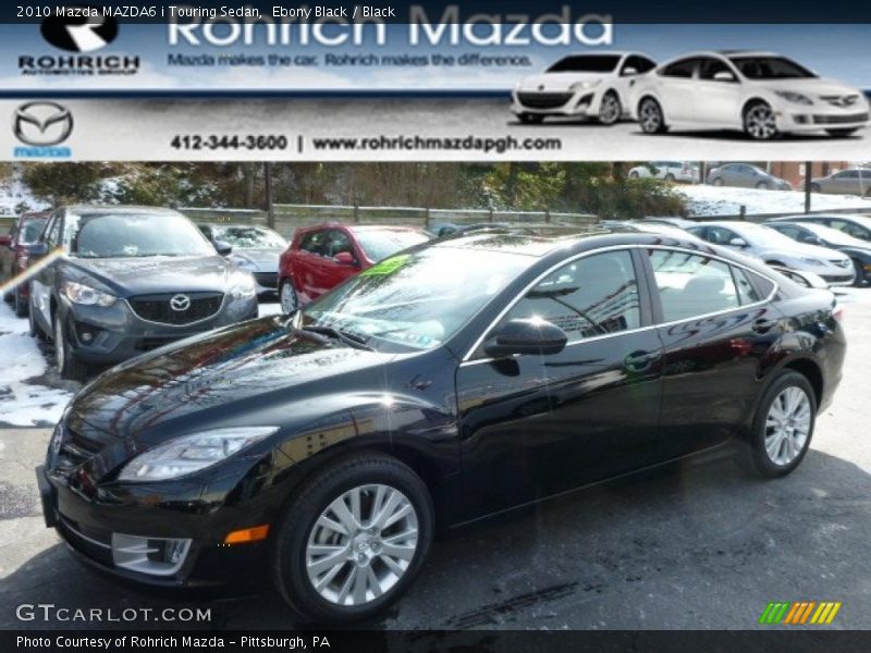 Ebony Black / Black 2010 Mazda MAZDA6 i Touring Sedan