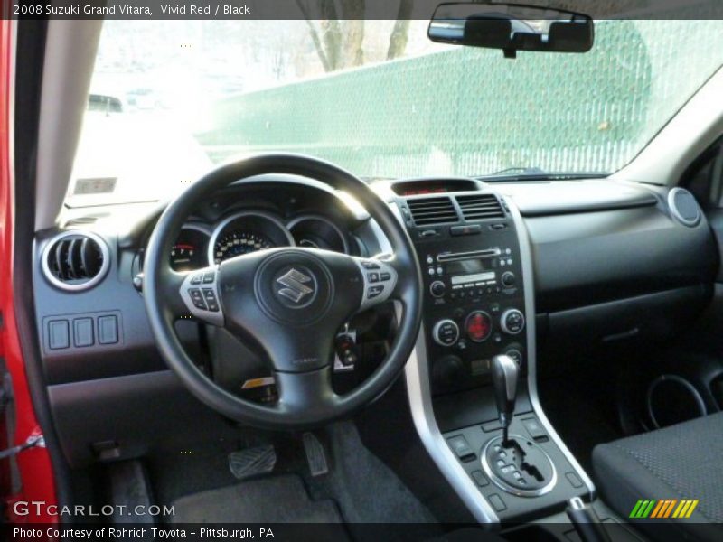 Vivid Red / Black 2008 Suzuki Grand Vitara