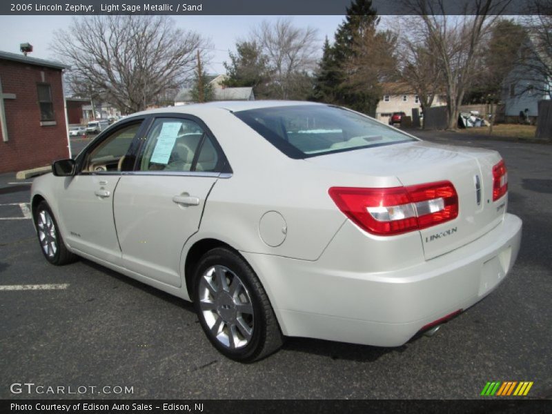 Light Sage Metallic / Sand 2006 Lincoln Zephyr