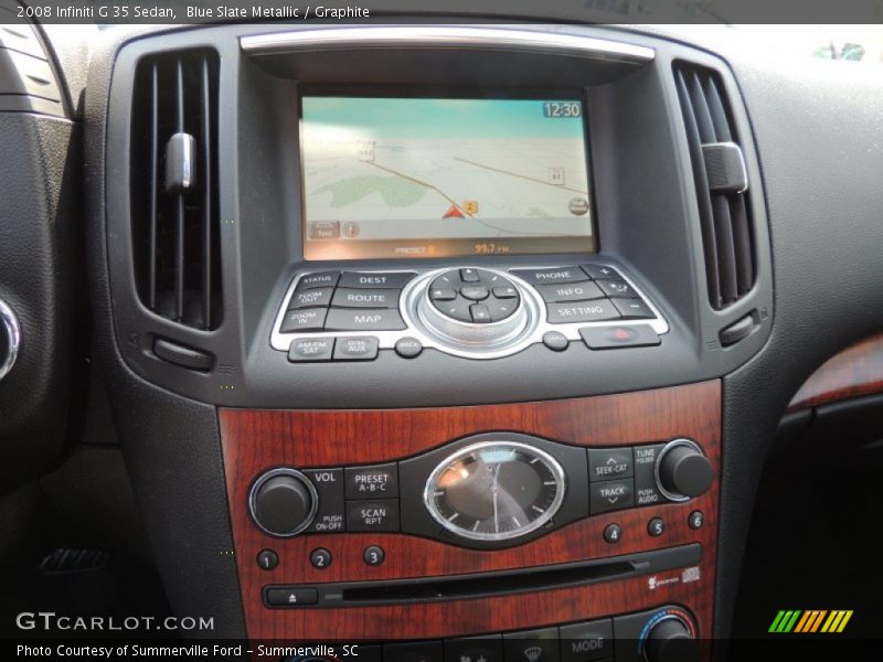 Blue Slate Metallic / Graphite 2008 Infiniti G 35 Sedan
