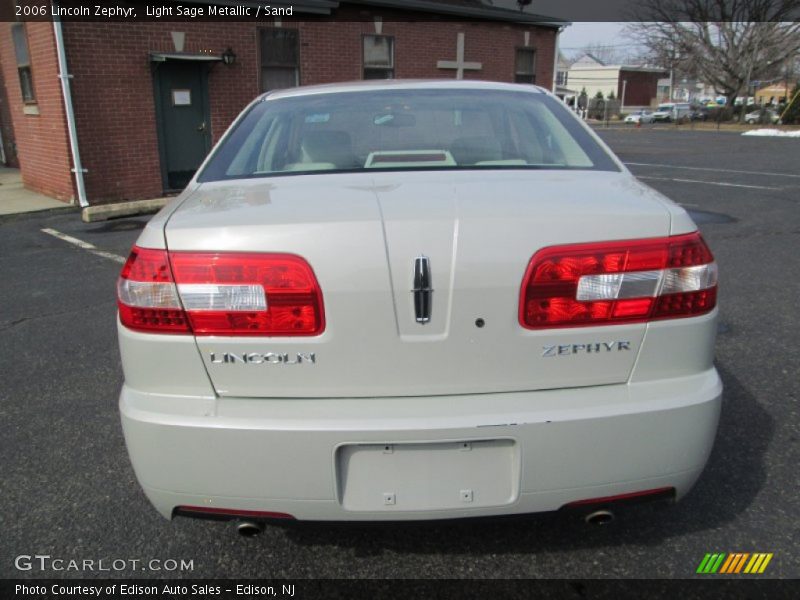 Light Sage Metallic / Sand 2006 Lincoln Zephyr