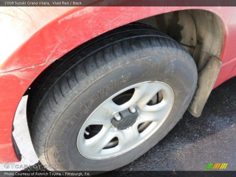 Vivid Red / Black 2008 Suzuki Grand Vitara