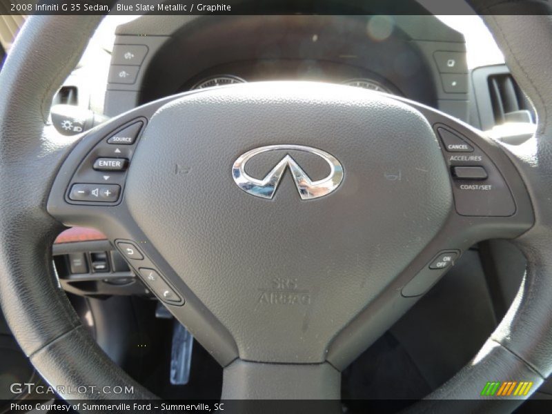 Blue Slate Metallic / Graphite 2008 Infiniti G 35 Sedan