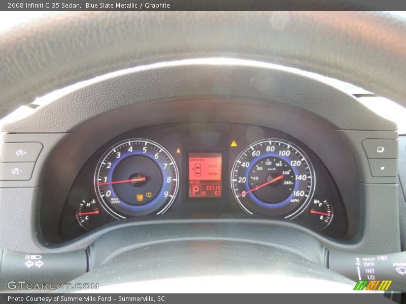 Blue Slate Metallic / Graphite 2008 Infiniti G 35 Sedan