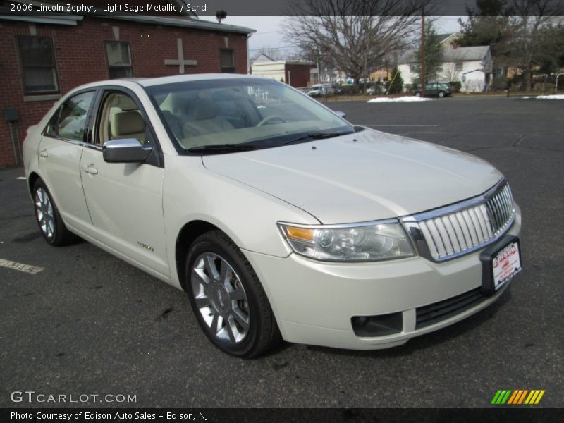 Light Sage Metallic / Sand 2006 Lincoln Zephyr