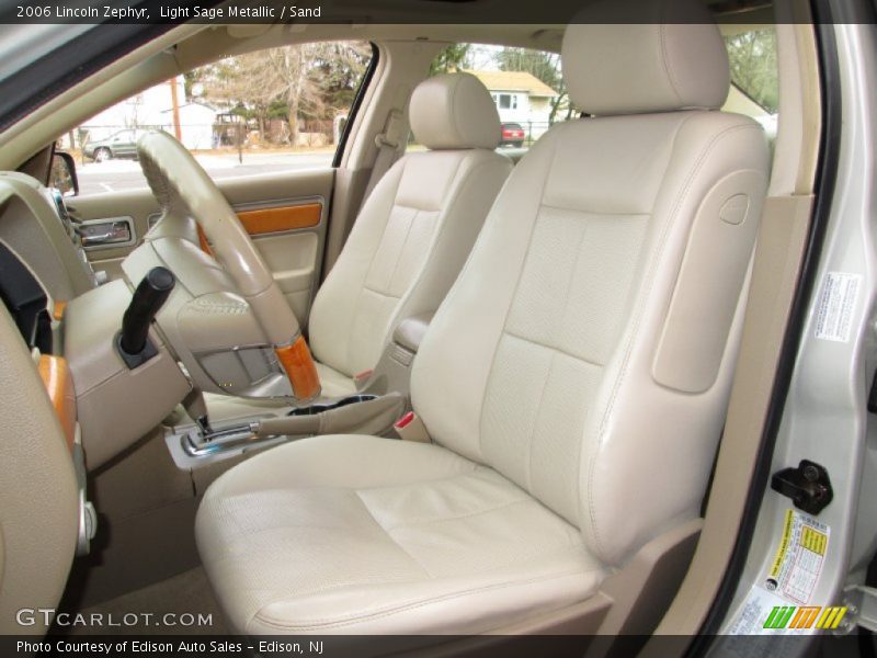 Front Seat of 2006 Zephyr 