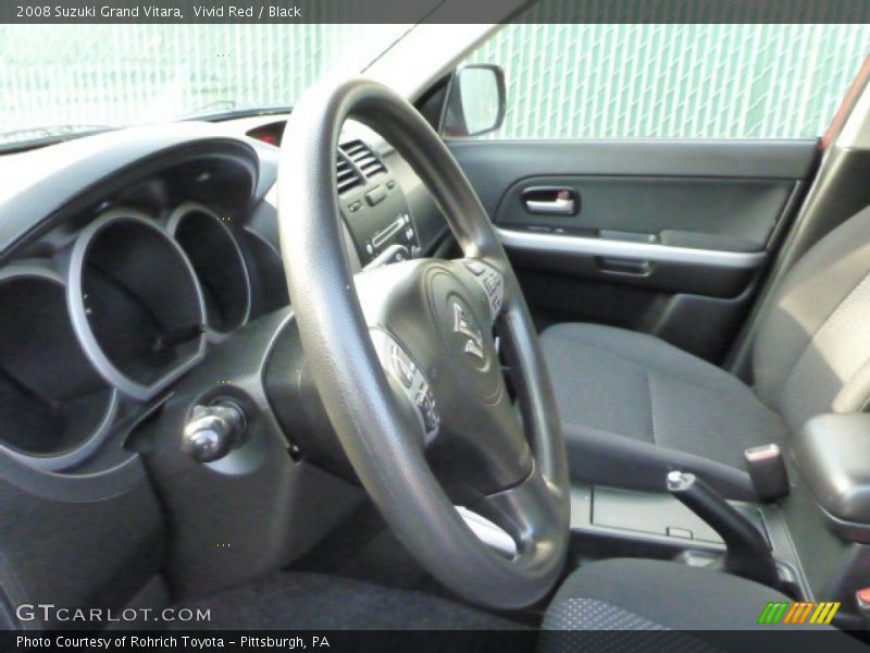 Vivid Red / Black 2008 Suzuki Grand Vitara