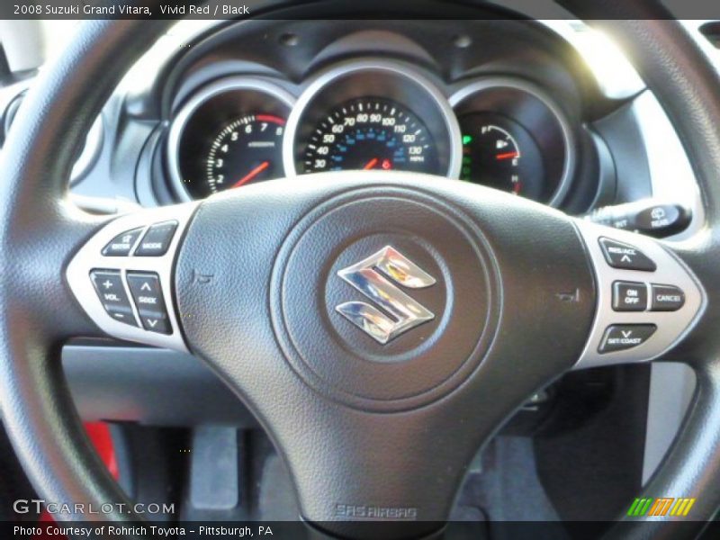 Vivid Red / Black 2008 Suzuki Grand Vitara