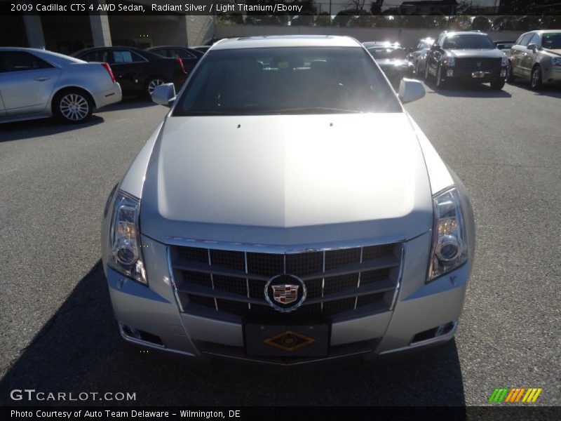 Radiant Silver / Light Titanium/Ebony 2009 Cadillac CTS 4 AWD Sedan