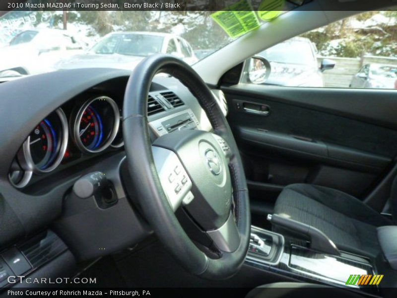 Ebony Black / Black 2010 Mazda MAZDA6 i Touring Sedan