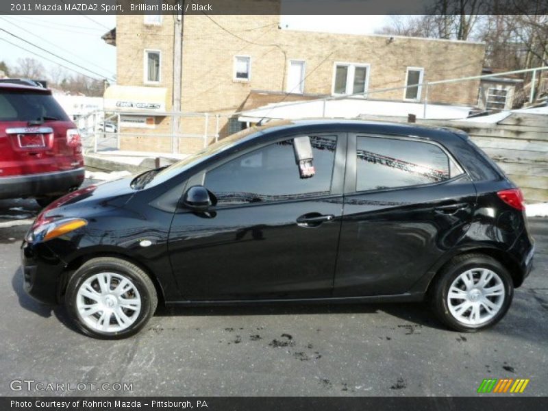 Brilliant Black / Black 2011 Mazda MAZDA2 Sport