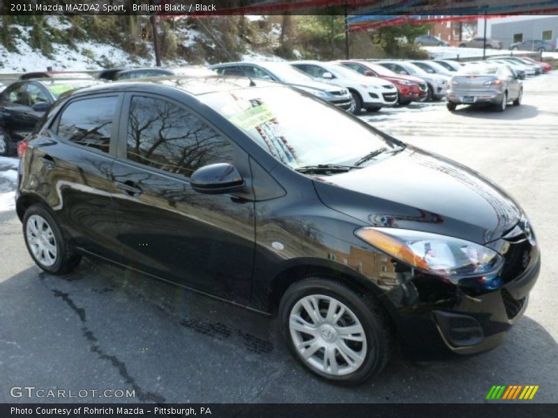 Brilliant Black / Black 2011 Mazda MAZDA2 Sport