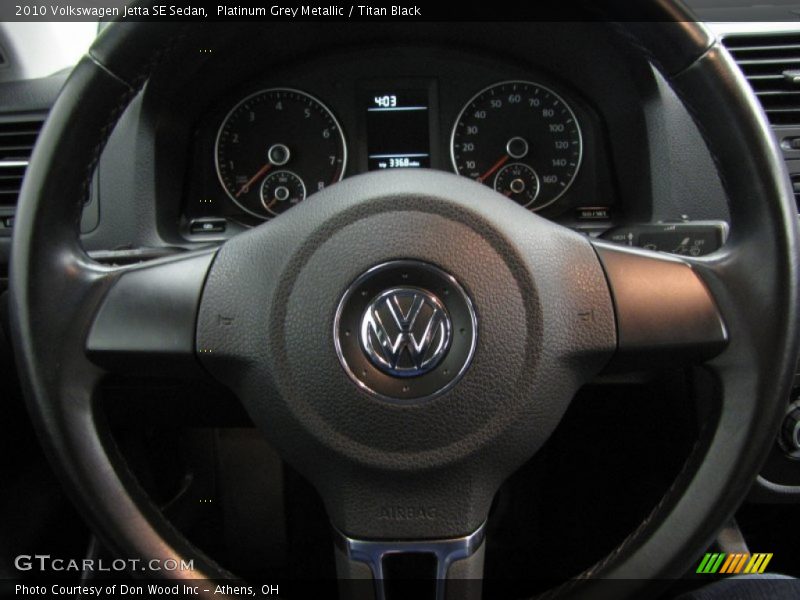 Platinum Grey Metallic / Titan Black 2010 Volkswagen Jetta SE Sedan