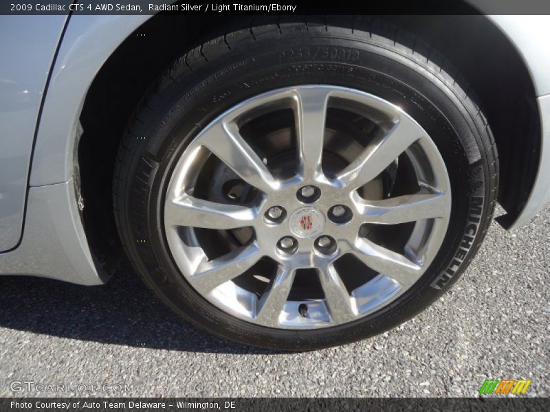 Radiant Silver / Light Titanium/Ebony 2009 Cadillac CTS 4 AWD Sedan