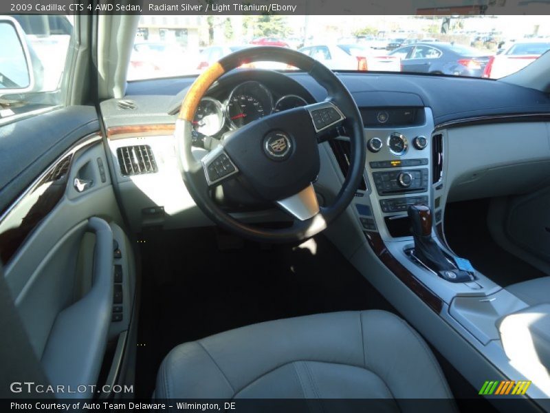 Radiant Silver / Light Titanium/Ebony 2009 Cadillac CTS 4 AWD Sedan