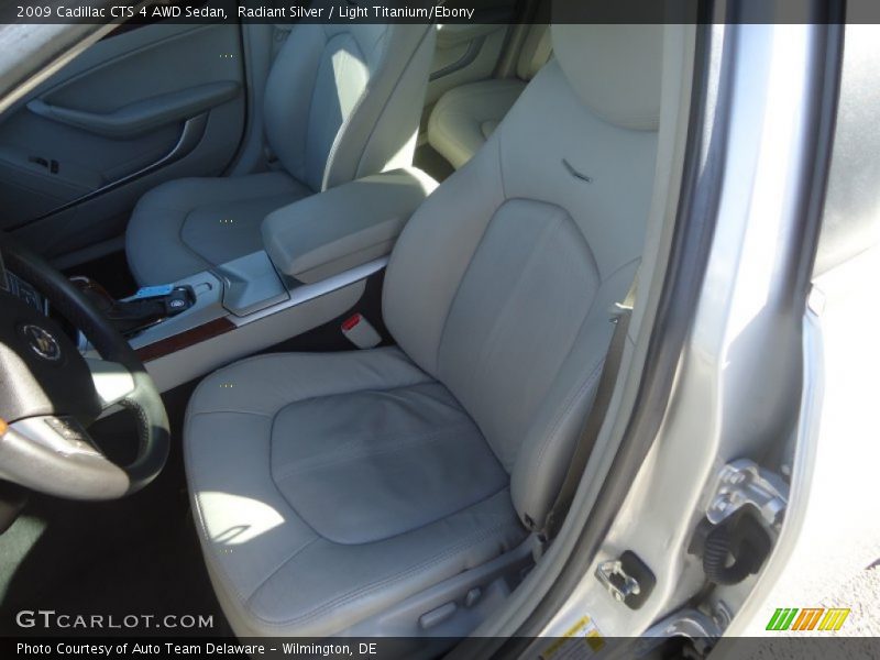 Radiant Silver / Light Titanium/Ebony 2009 Cadillac CTS 4 AWD Sedan