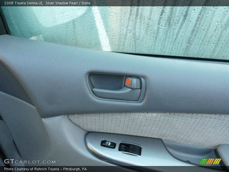 Silver Shadow Pearl / Stone 2008 Toyota Sienna LE