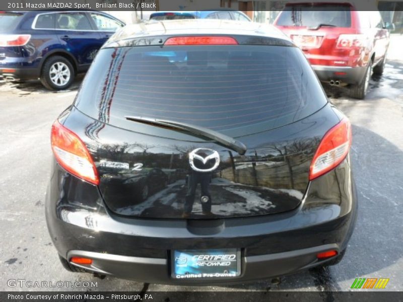 Brilliant Black / Black 2011 Mazda MAZDA2 Sport