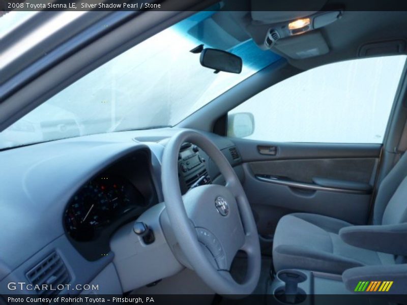 Silver Shadow Pearl / Stone 2008 Toyota Sienna LE