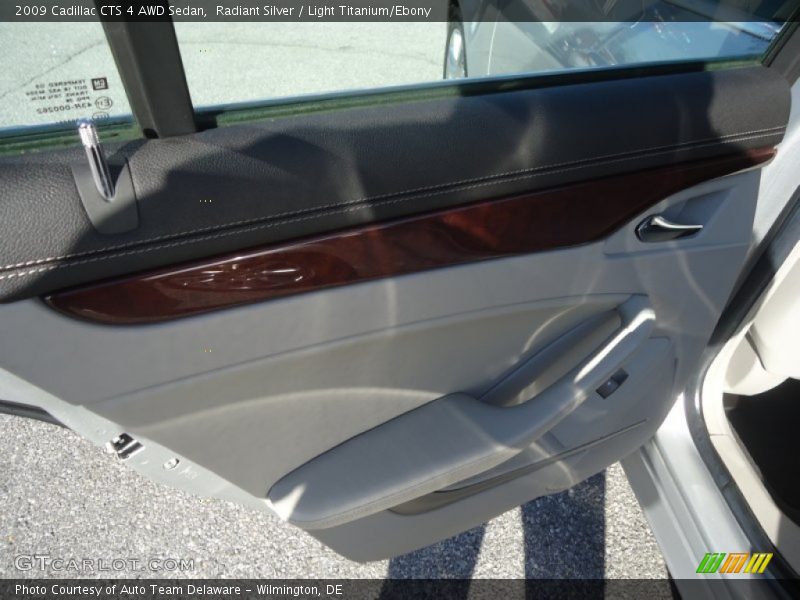 Radiant Silver / Light Titanium/Ebony 2009 Cadillac CTS 4 AWD Sedan