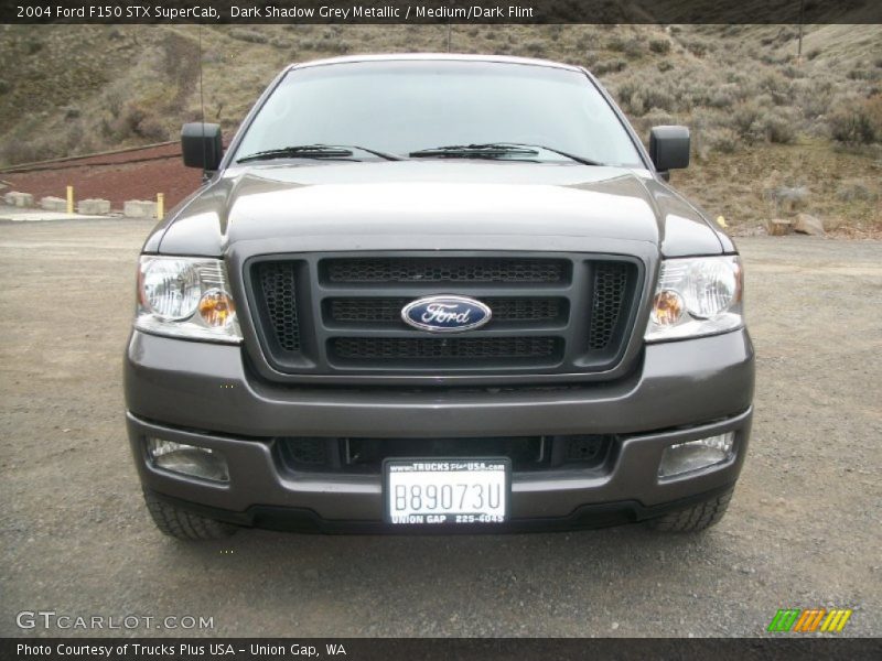 Dark Shadow Grey Metallic / Medium/Dark Flint 2004 Ford F150 STX SuperCab