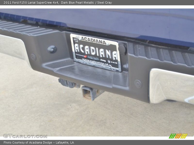 Dark Blue Pearl Metallic / Steel Gray 2011 Ford F150 Lariat SuperCrew 4x4