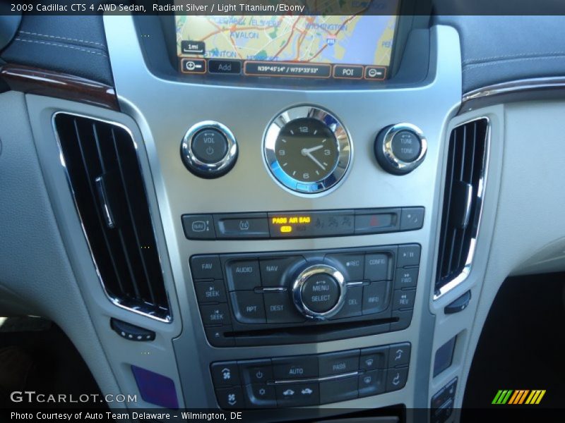 Radiant Silver / Light Titanium/Ebony 2009 Cadillac CTS 4 AWD Sedan