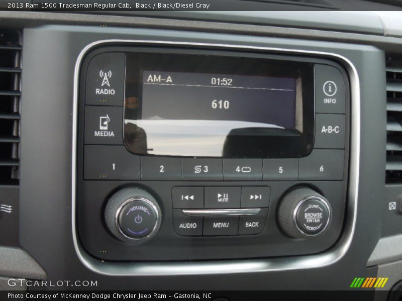 Audio System of 2013 1500 Tradesman Regular Cab
