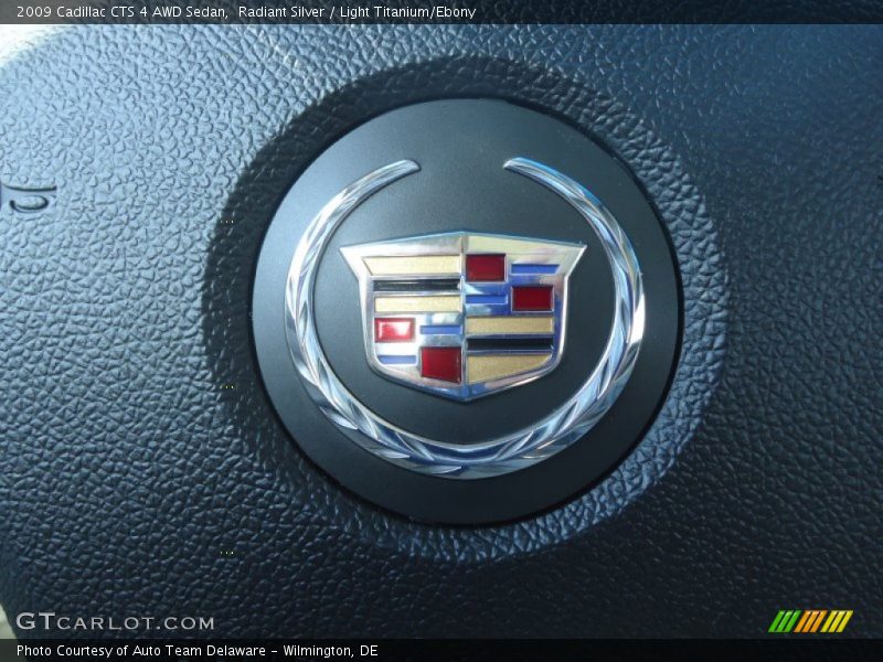 Radiant Silver / Light Titanium/Ebony 2009 Cadillac CTS 4 AWD Sedan
