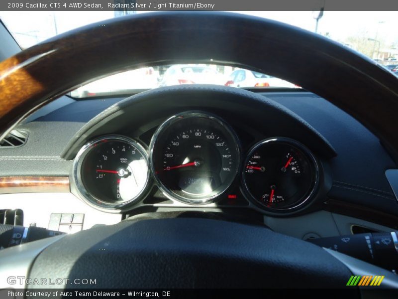 Radiant Silver / Light Titanium/Ebony 2009 Cadillac CTS 4 AWD Sedan