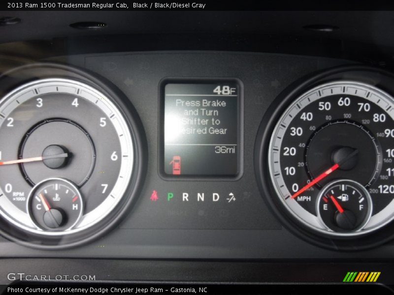  2013 1500 Tradesman Regular Cab Tradesman Regular Cab Gauges