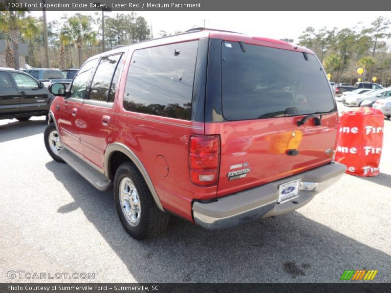 Laser Red / Medium Parchment 2001 Ford Expedition Eddie Bauer