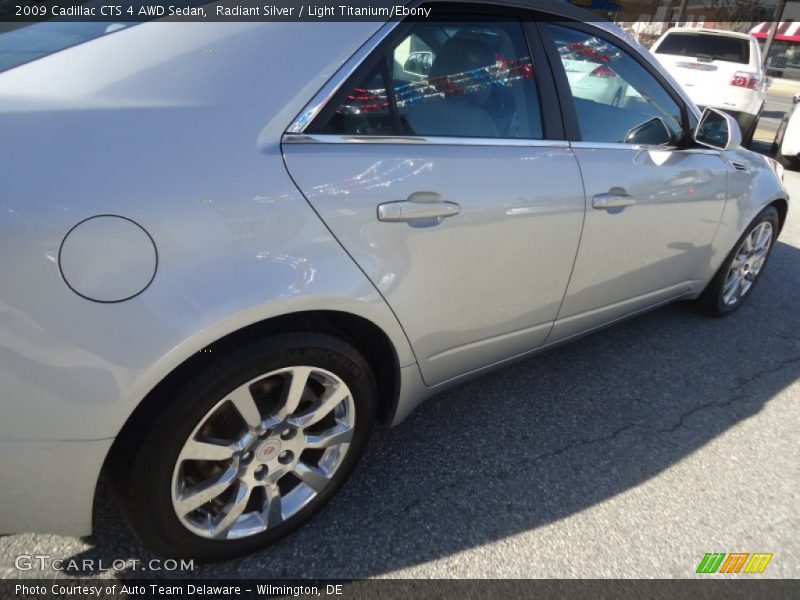 Radiant Silver / Light Titanium/Ebony 2009 Cadillac CTS 4 AWD Sedan