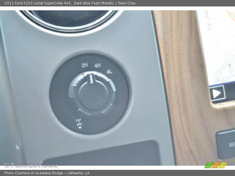 Dark Blue Pearl Metallic / Steel Gray 2011 Ford F150 Lariat SuperCrew 4x4