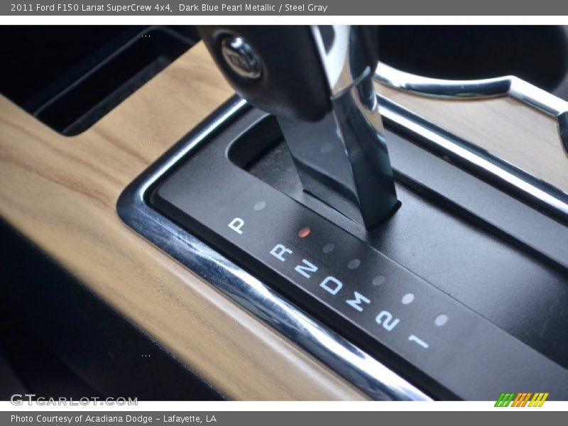 Dark Blue Pearl Metallic / Steel Gray 2011 Ford F150 Lariat SuperCrew 4x4