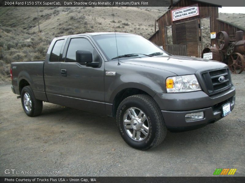 Dark Shadow Grey Metallic / Medium/Dark Flint 2004 Ford F150 STX SuperCab