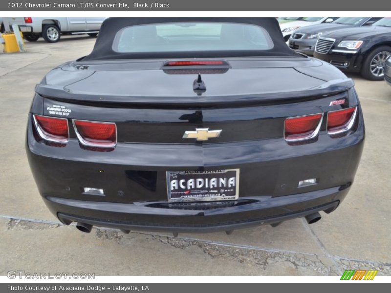 Black / Black 2012 Chevrolet Camaro LT/RS Convertible