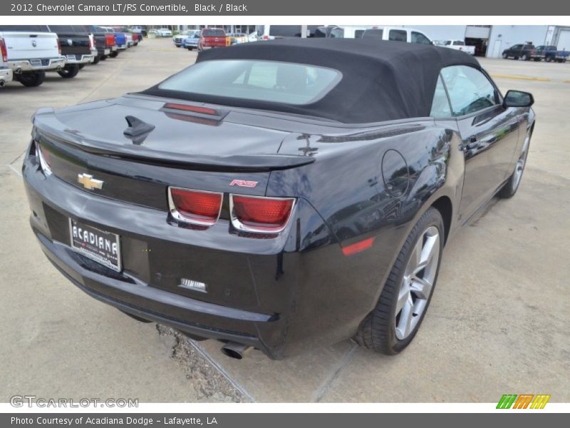 Black / Black 2012 Chevrolet Camaro LT/RS Convertible